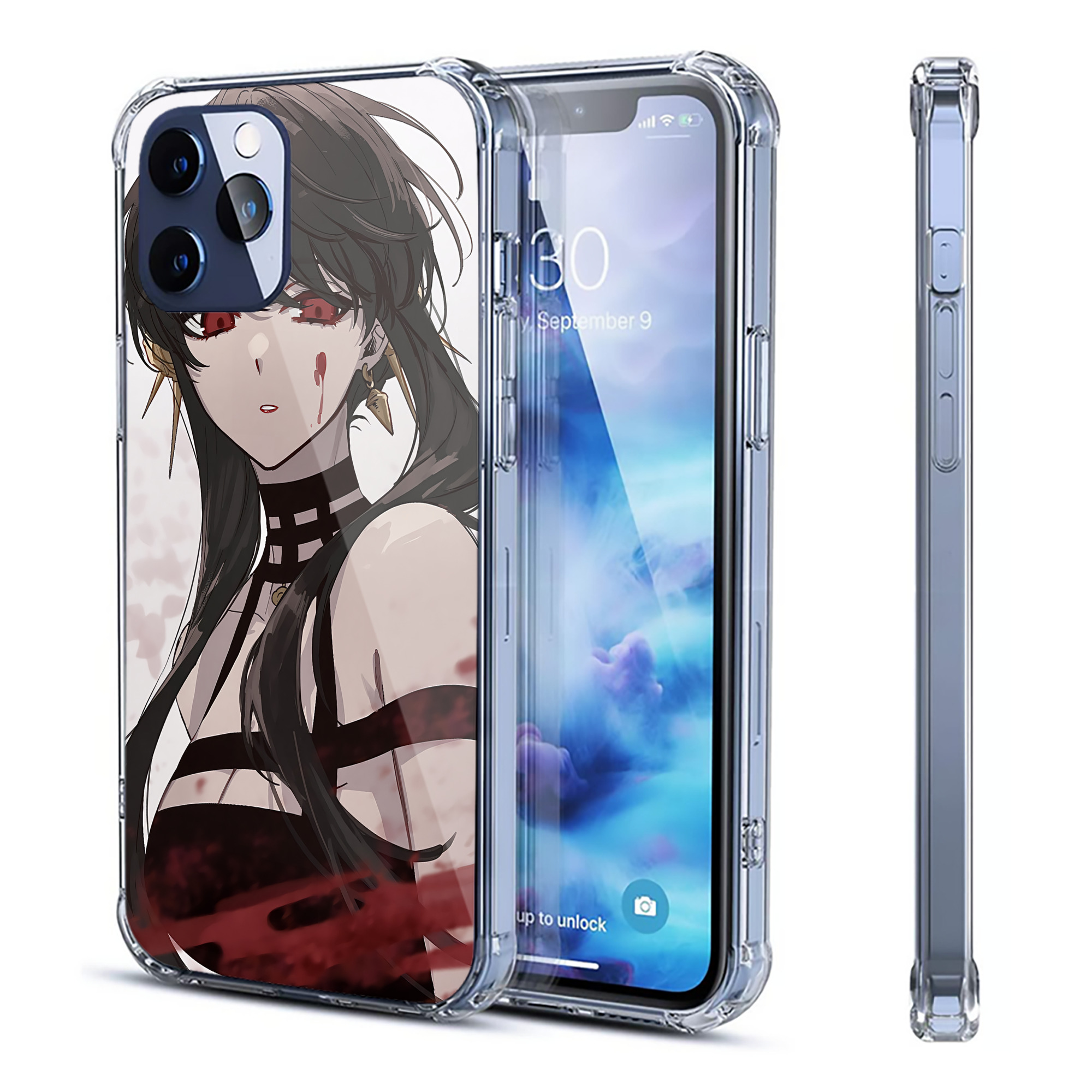 （画像用） SPY×FAMILY间谍家家酒 【iPhone 12シリーズ対応】透明スマホケース（クリアソフトケース）